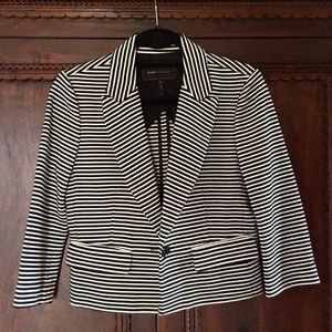 BCBG MAXAZRIA Striped Cropped Jacket size S